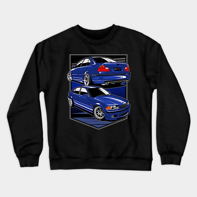 E46 Crewneck Sweatshirt by rizadeli